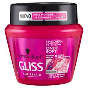 Schwarzkopf Gliss Hair Repair Soft Wave plaukų kaukė, 300 ml