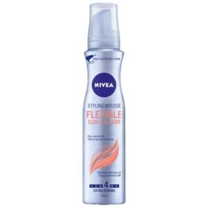 NIVEA Flexible Curls & Care Styling Mousse plaukų putos garbanotiems plaukams, 150 ml