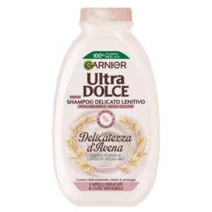 Garnier Ultra Dolce Delicacy of Oat šampūnas su avižų pienu ir ryžių kremu, 250 ml