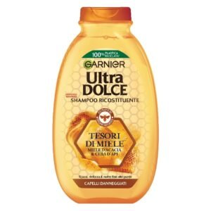 Garnier Ultra Dolce Honey Treasures šampūnas su akacijų medumi ir bičių vašku, 250 ml