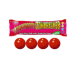 Zed Strawberry Jawbreaker kramtomieji saldainiai braškių skoniu, 4 vnt.