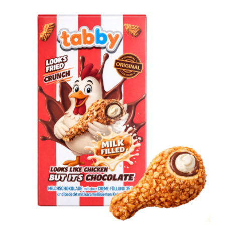 Tabby Chicken Chocolate šokoladas, 50 g.