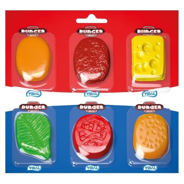 Vidal Burger Jelly guminukų mėsainis, 66 g