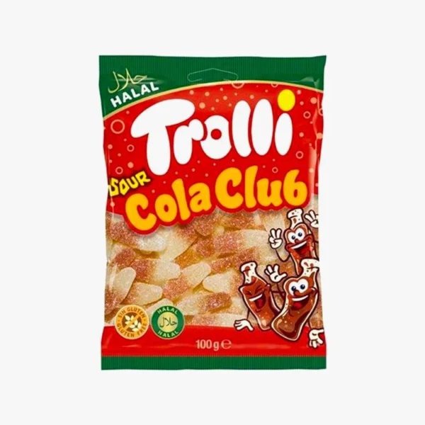 Trolli Sour Cola Bottles Halal guminukai, 100 g