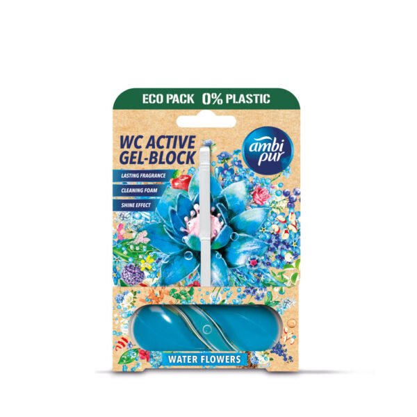 Ambi Pur WC Active Gel-Block Water Flowers WC gelinis blokelis