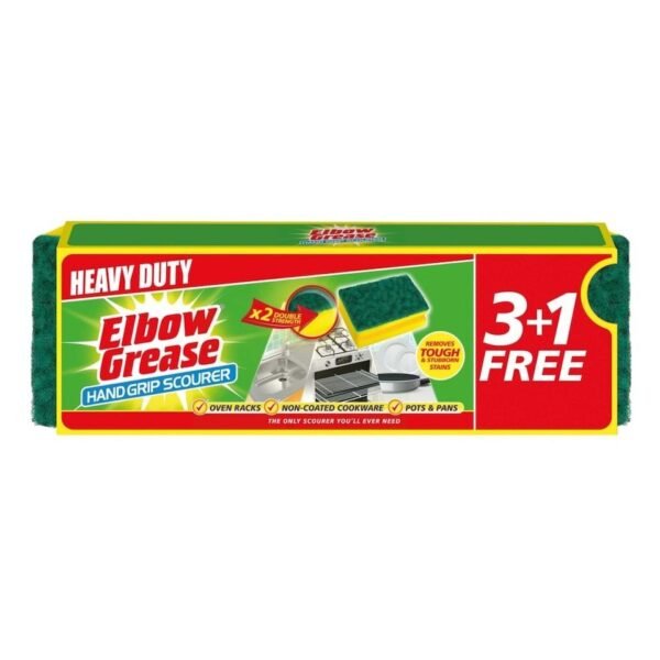Elbow Grease šveitimo kempinėlės Heavy Duty, 4 vnt.