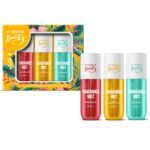 Summer Beauty kūno dulksnų rinkinys, 3 x 145 ml