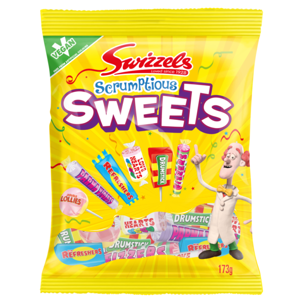 Swizzels Scrumptious Sweets saldainių rinkinys, 173 g