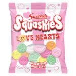 Swizzels Squashies Love Hearts kramtomi putėsiniai saldainiai, 120 g