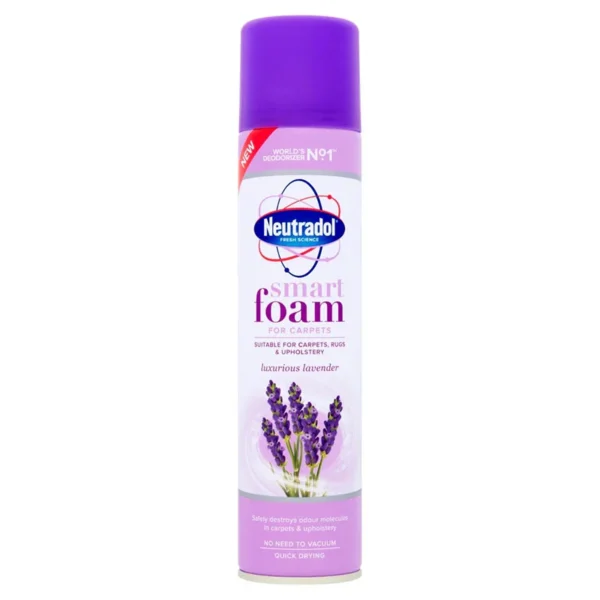 Neutradol Smart Foam kilimų ir apmušalų putos Luxurious Lavender, 300 ml