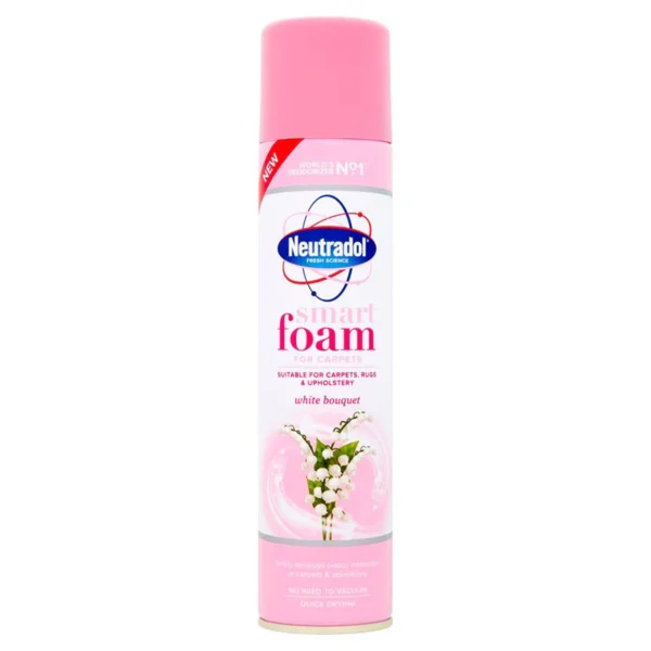 Neutradol Smart Foam kilimų ir apmušalų putos White Bouquet, 300 ml