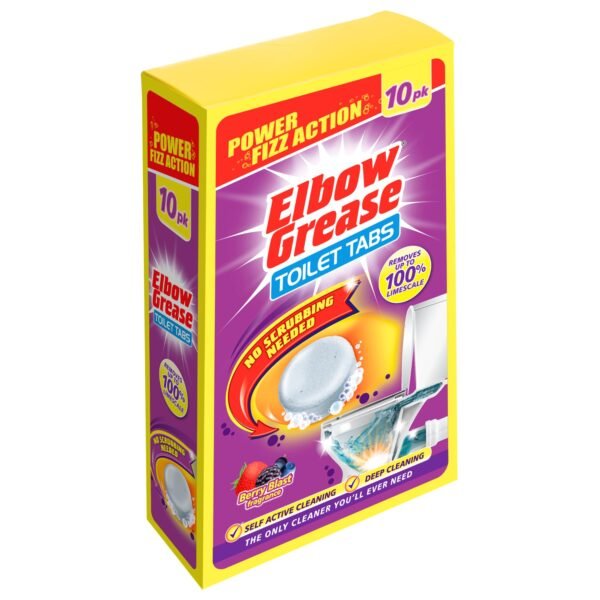 Elbow Grease WC valymo tabletės Berry, 10 × 30 g