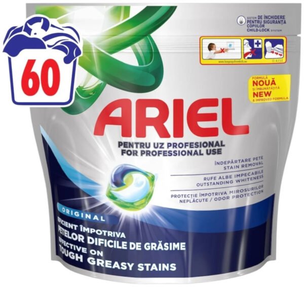 Ariel Professional Original skalbimo kapsulės, 60 vnt.