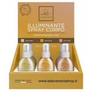 Lady Venezia kūno švytėjimo purškiklis, 85 ml