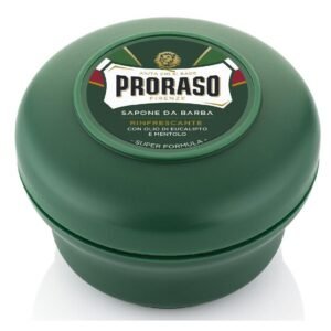 Proraso Green skutimosi muilas su eukaliptų aliejumi ir mentoliu, 150 ml
