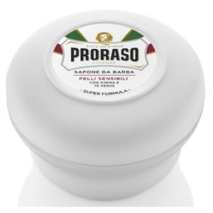 Proraso White skutimosi muilas jautriai odai su žaliosios arbatos ir avižų ekstraktais, 150 ml