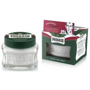 Proraso Green profesionalus priešskutiminis kremas su eukaliptų aliejumi ir mentoliu, 300 ml