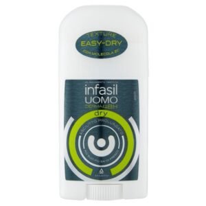 Infasil Uomo Dermo XPH Dry dezodorantas pieštukas vyrams, 40 ml