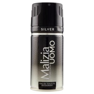 Malizia Uomo Silver purškiamas dezodorantas vyrams, 150 ml