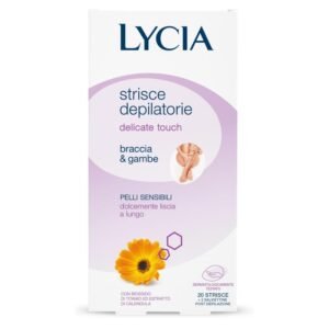 Lycia depiliacinės vaško juostelės kūnui jautriai odai, 20 vnt.
