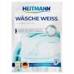 Heitmann Laundry White baltų drabužių balinimo ir dėmių šalinimo priemonė, 50 g
