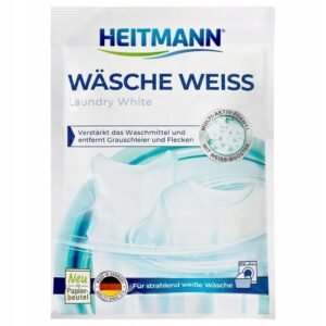 Heitmann Laundry White baltų drabužių balinimo ir dėmių šalinimo priemonė, 50 g