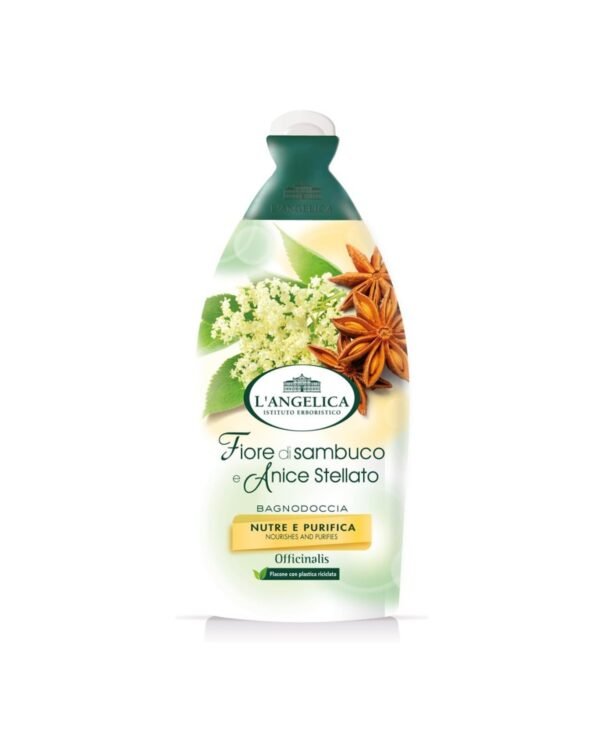 L'Angelica šeivamedžio žiedų ir žvaigždinio anyžiaus dušo gelis, 500 ml