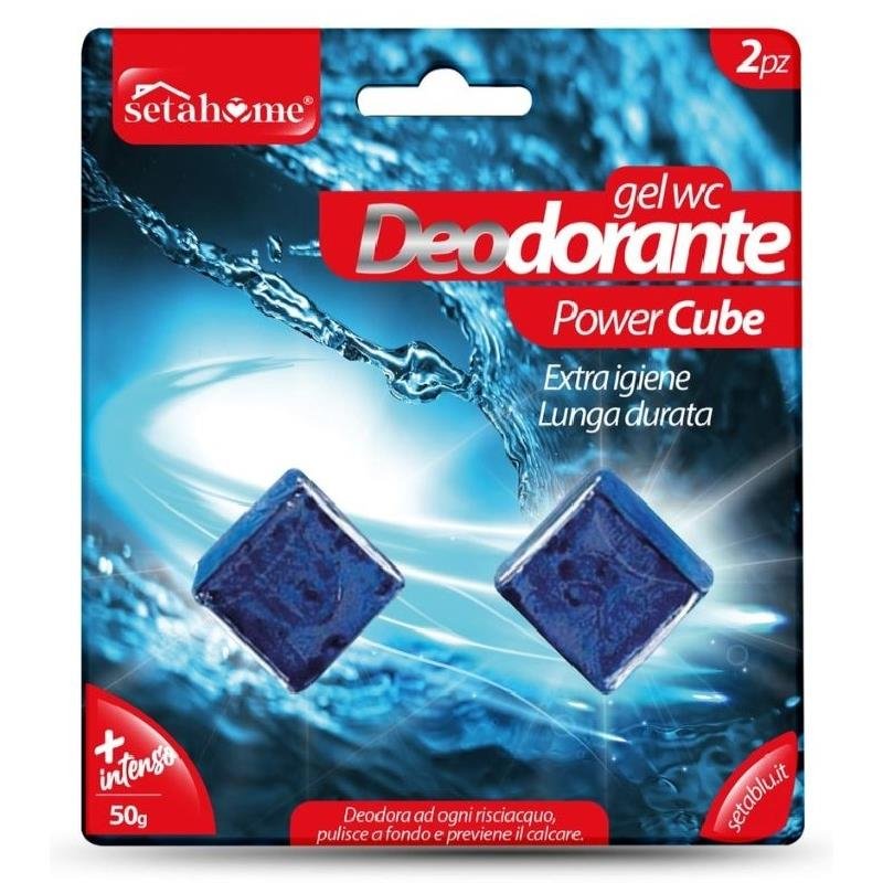 SetaHome Power Cube WC dezodoruojantis tualeto gelis kubeliais, 2 vnt.