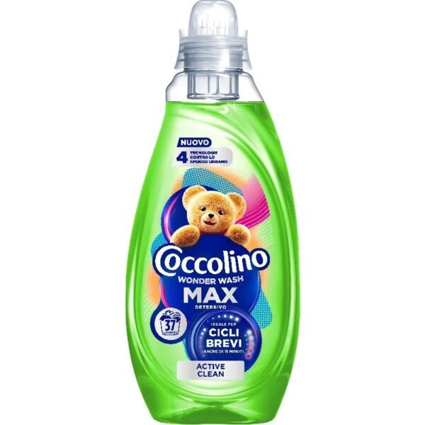 Coccolino Wonder Wash Max Active Clean skystas skalbiklis, 1480 ml (37 skalbimai)
