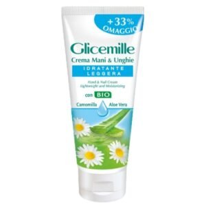 Glicemille drėkinamasis rankų ir nagų kremas su ramunėlėmis ir alavijais, 100 ml