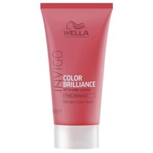 Wella Invigo Color Brilliance plaukų kaukė ploniems ir normaliems dažytiems plaukams, 30 ml