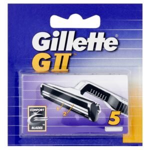 Gillette GII skutimosi peiliukų papildymas, 5 vnt.