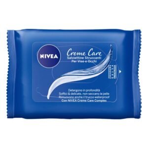 Nivea Creme Care makiažo valymo servetėlės, 25 vnt.