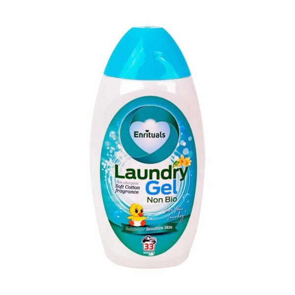 Enrituals skalbimo gelis Non Bio Soft Cotton, 970 ml