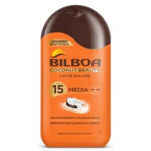 Bilboa Coconut Beauty apsauginis losjonas nuo saulės SPF 15, 200 ml