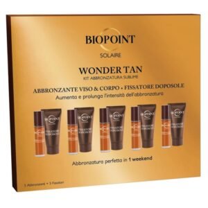 Biopoint Solaire Wonder Tan įdegio rinkinys SPF6, 5 x 10 ml + 5 x 20 ml