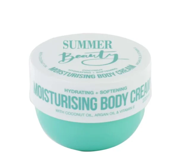 Summer Beauty Moisturising Body Cream kūno kremas Coconut, 220 ml