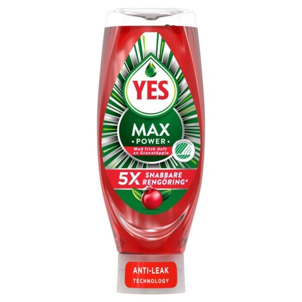 YES Max Power Vyšnių indų ploviklis, 660 ml