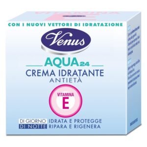 Venus Aqua24 drėkinamasis veido kremas nuo senėjimo požymių, 50 ml