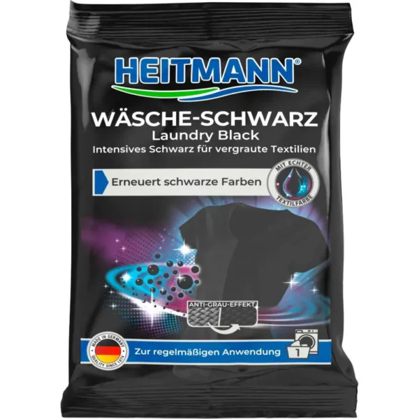 Heitmann Laundry Black juodos spalvos drabužių atnaujinimo priemonė, 50 g