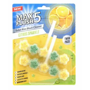 Max Flush Citrus Sparkle WC blokas, 2 x 45 g