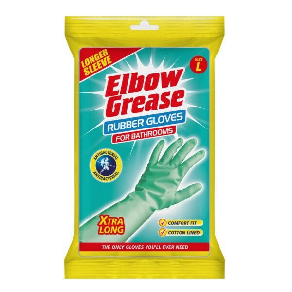 Elbow Grease antibakterinės valymo pirštinės, L dydis