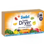 Swirl Tropical džiovyklės servetėlės, 35 vnt.
