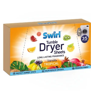 Swirl Tropical džiovyklės servetėlės, 35 vnt.