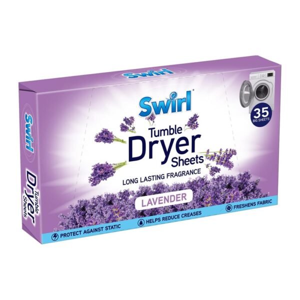 Swirl Lavender džiovyklės servetėlės, 35 vnt.