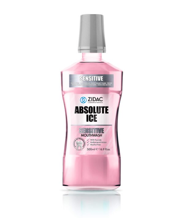 ZIDAC Absolute Ice Sensitive burnos skalavimo skystis, 500 ml
