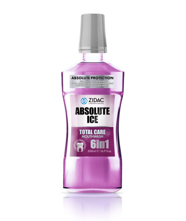 ZIDAC Absolute Ice Total Care burnos skalavimo skystis, 500 ml