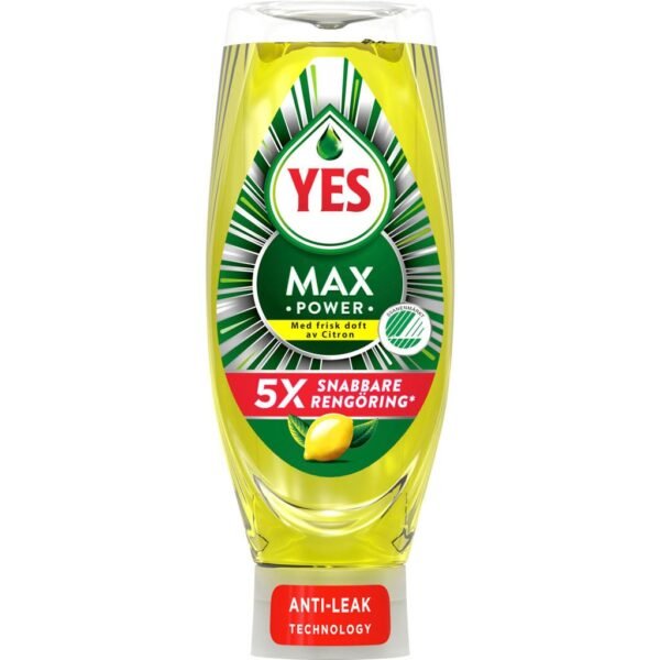 YES Max Power Citrinų indų ploviklis, 650 ml