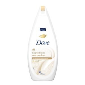 Dove Seta Preziosa drėkinamoji dušo želė šilkiniam odos švelnumui, 750 ml