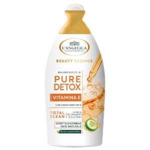 L’Angelica Beauty Essence Pure Detox dušo želė su vitaminu E ir agurkų ekstraktu, 520 ml